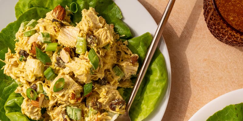 Curry Chicken Salad - Dinner, then Dessert