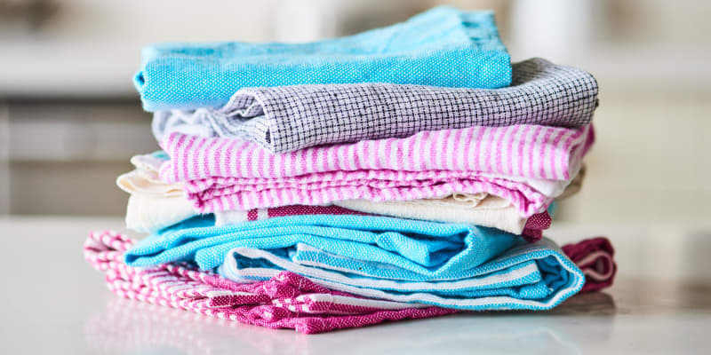 Marie Kondo's Method for Folding and Storing Kitchen Towels