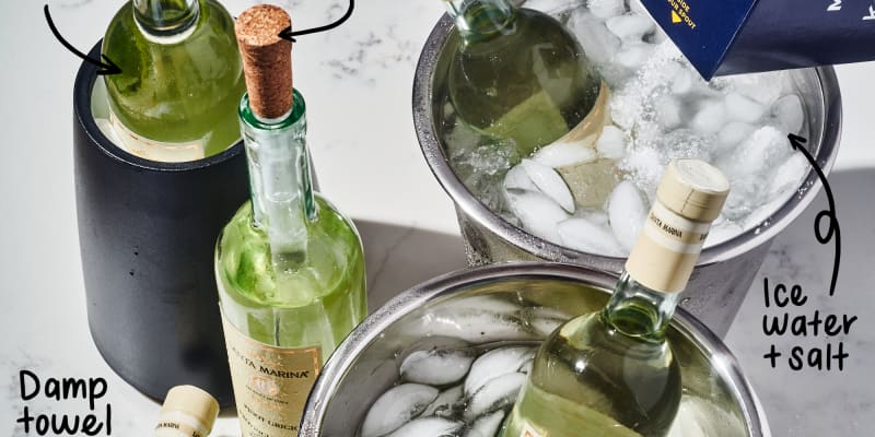 Lose the wine bucket and keep your whites chilled with this