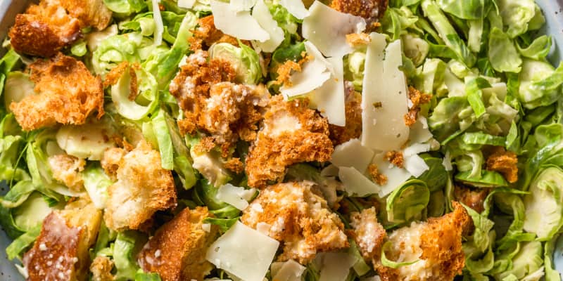 Brussels Sprouts Caesar Salad Kitchn