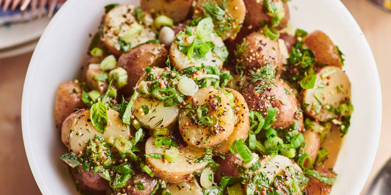 French Potato Salad Simple No Mayo Recipe Kitchn
