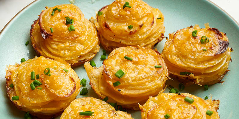 Crispy Cheesy Potato Stacks. - Half Baked Harvest