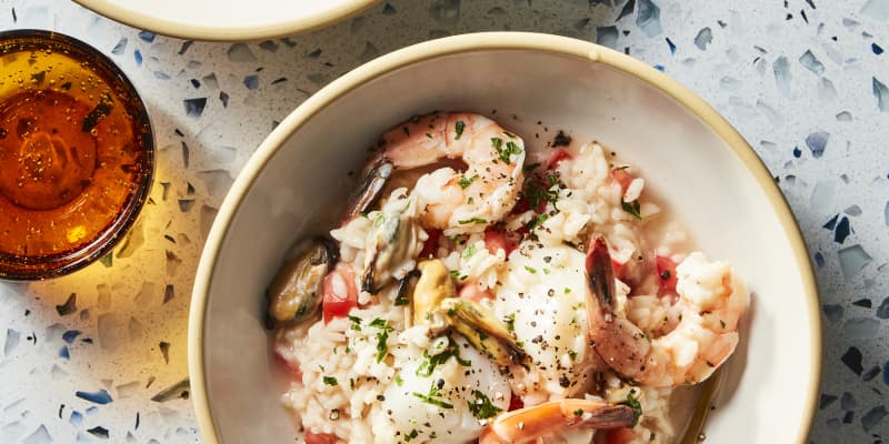 Pan-Seared Snook and Seafood Risotto - Florida Sportsman