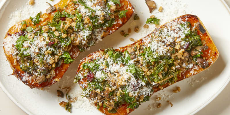 Stuffed Butternut Squash Recipe The Kitchn