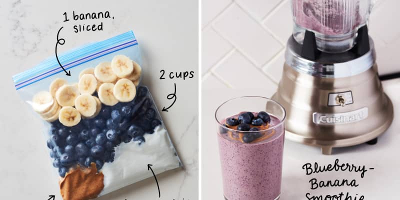 Freezer Cups Smoothies