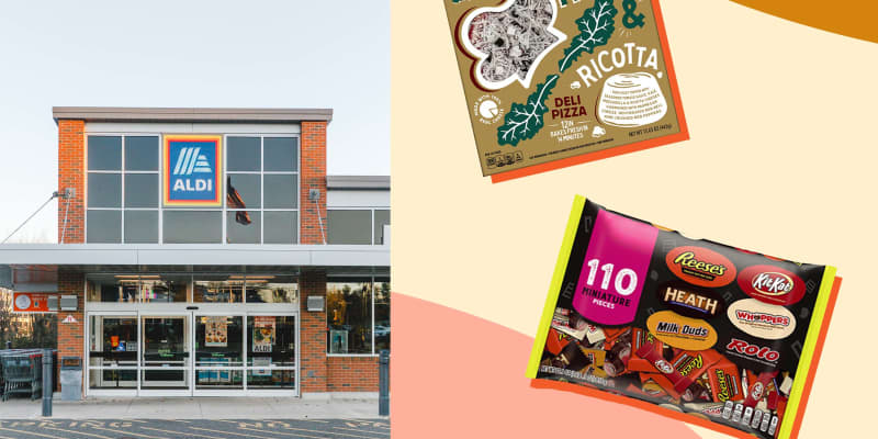 Aldi Finds October 2021 - Mama Cozzi Pizza, Hershey's Chocolate