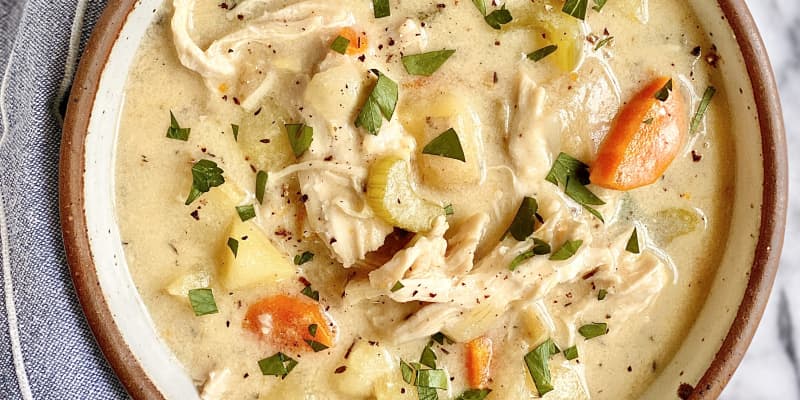Creamy chicken potato soup online instant pot
