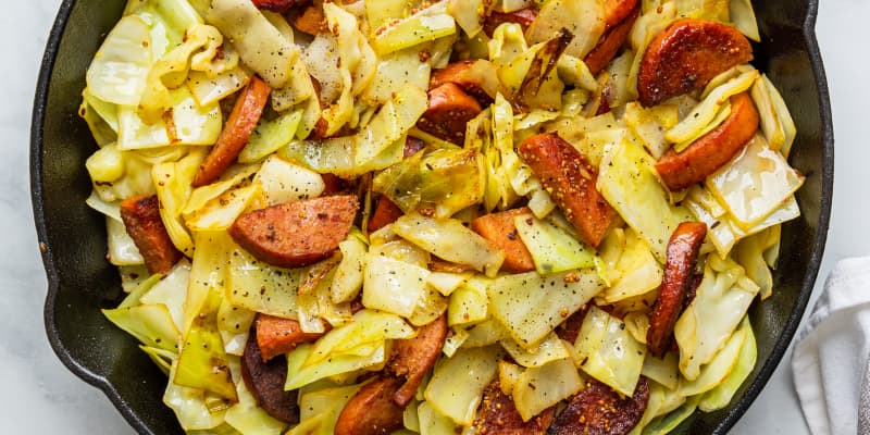 30 Minute Kielbasa and Cabbage Skillet Recipe The Kitchn