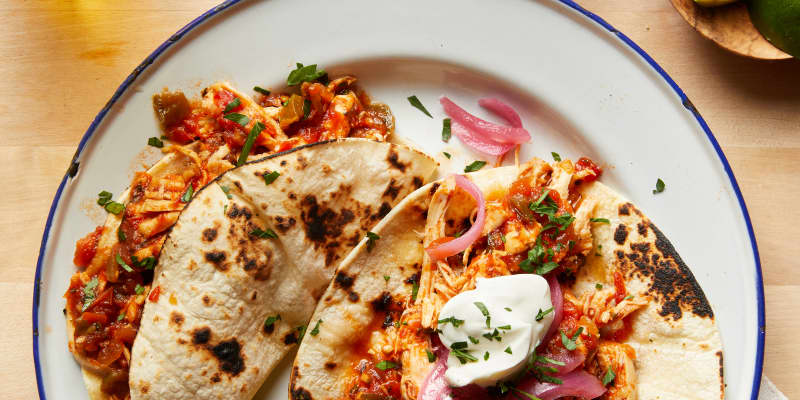 Instant Pot Salsa Chicken Recipe 2 Ingredients The Kitchn