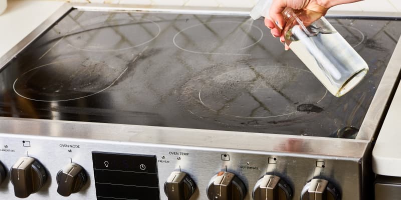 Can you use windex on glass stove top discount