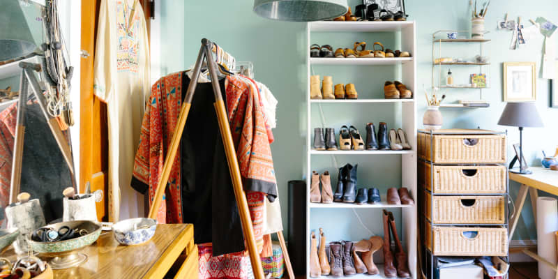 15 Shoe Storage Ideas for Small Spaces (Racks, Closet, Under Bed) |  Apartment Therapy