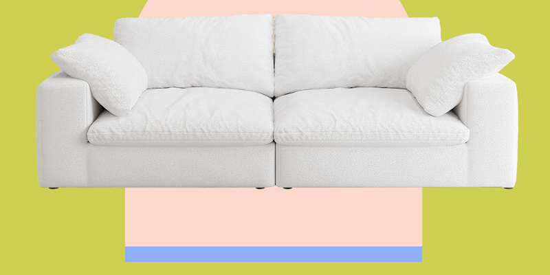 This Modular Sofa Is What I'd Imagine It's Like To Lay on a Puffy Cotton Ball