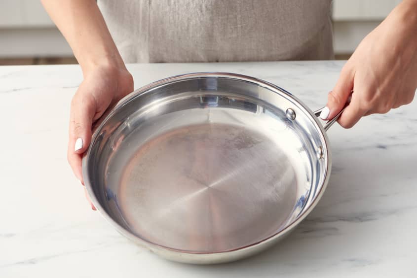 How To Clean Stainless Steel Pans WITHOUT Scrubbing - Oak Abode