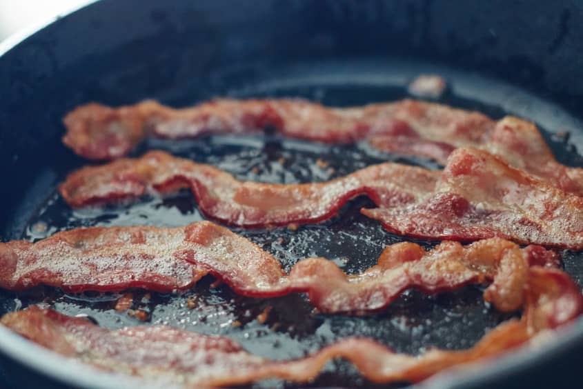 Bacon clearance on stove