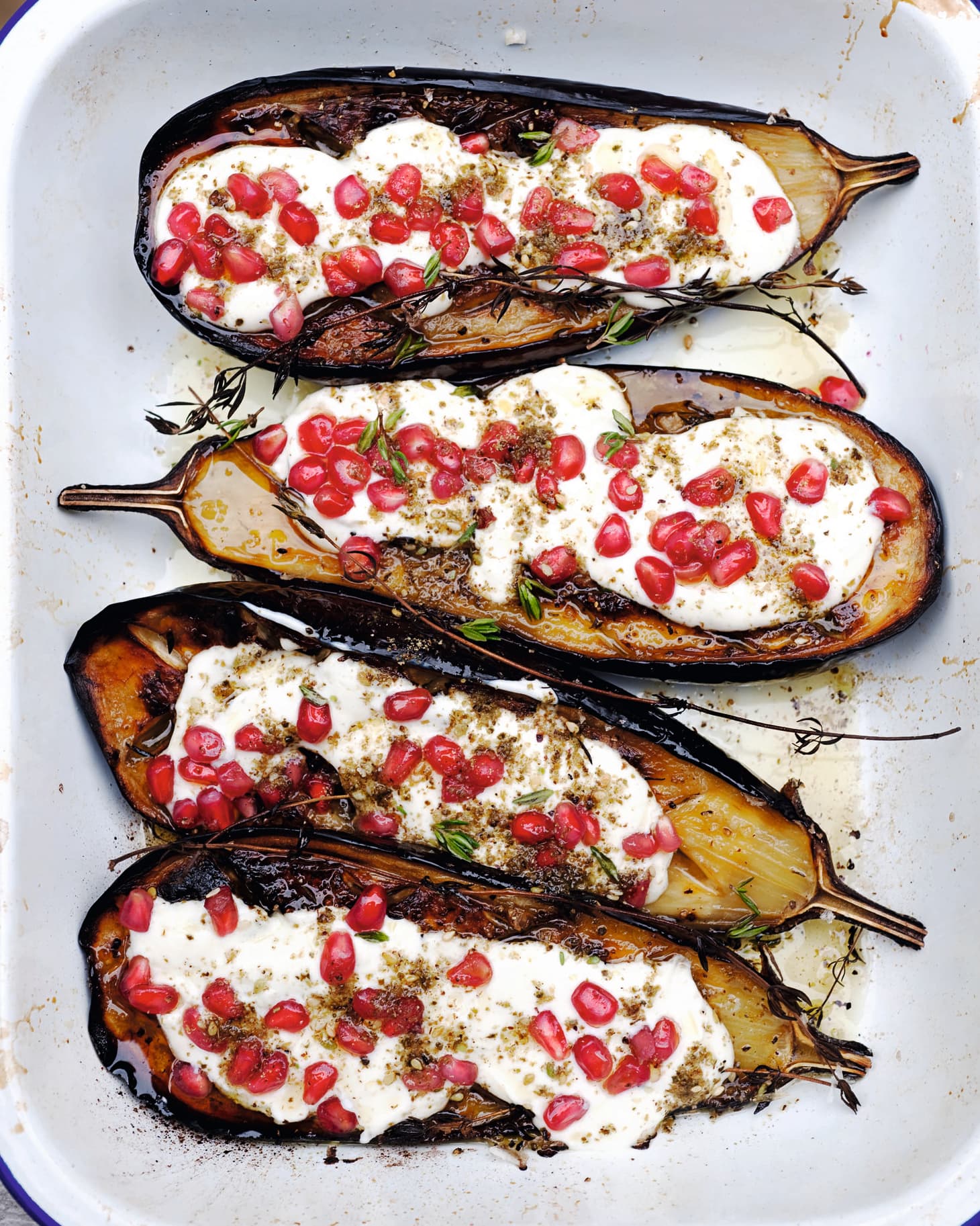 eggplant with yogurt sauce