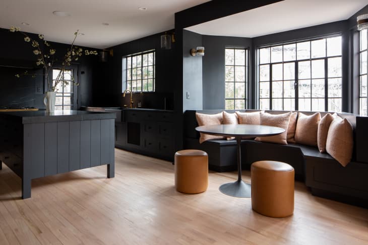 3 Lessons to Steal from This Sleek, All-Black Kitchen in a Historic Detroit House