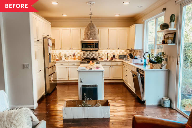 Island versus Peninsula Kitchen Makeover Inspiration | Kitchn