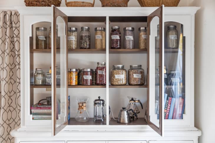 Crate and barrel china hutch sale