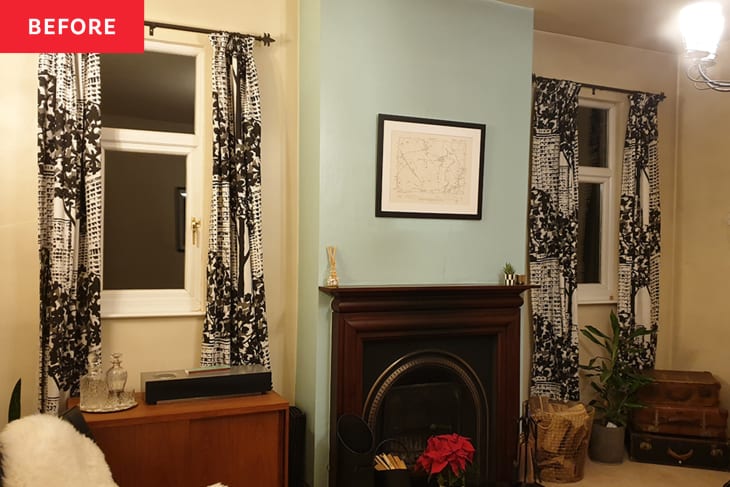 A Tear-Down Makeover Turns a Victorian Living Room into a Stunner | Cubby
