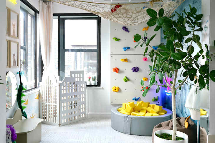 Organized kids room.