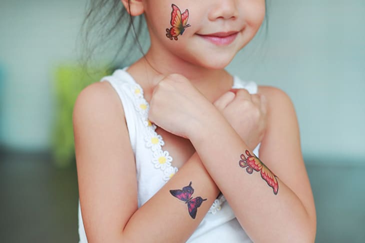 Cool Stuff For Girls  Tattoos for kids, Shimmer body, Body art