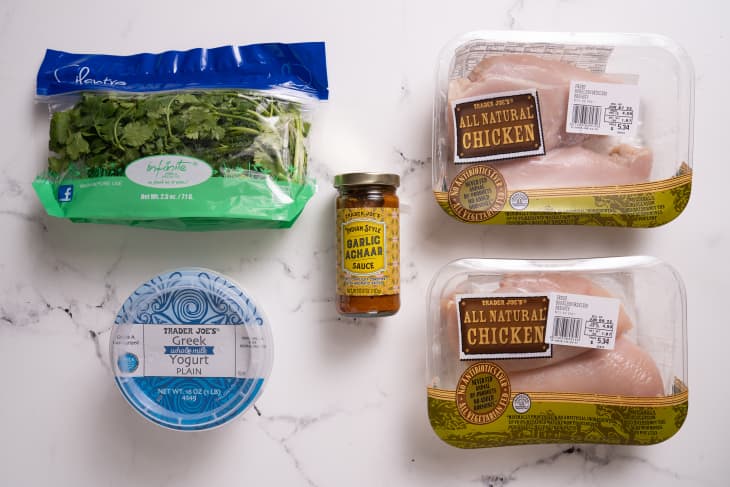Trader Joe's ingredients for Indian-style chicken
