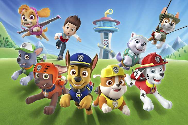 Paw Patrol promo image with all the characters