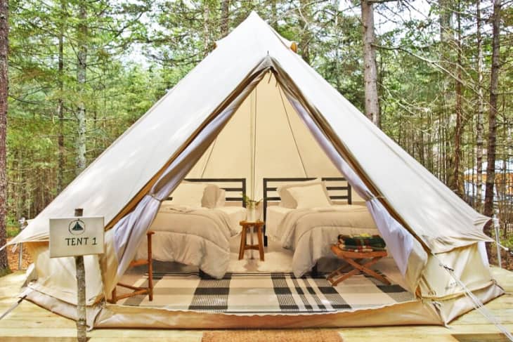 Cool tents top