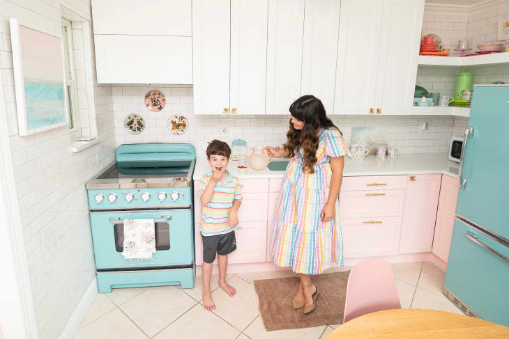Pastel kitchen set top