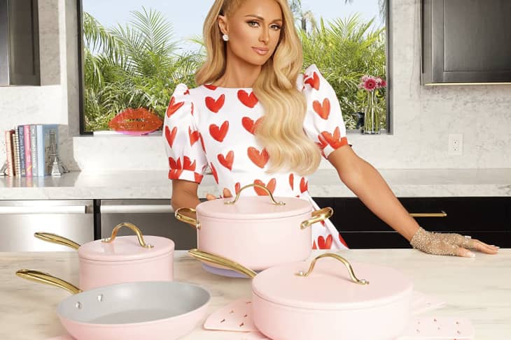 Pink pots clearance and pans