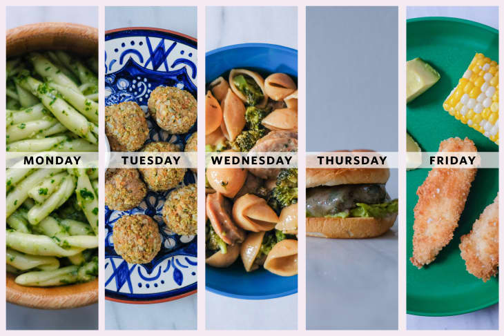 meals for each day of the week from Michelle Piccolo