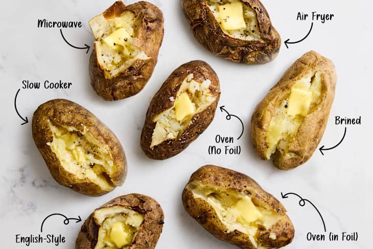 the best way to cook a baked potato