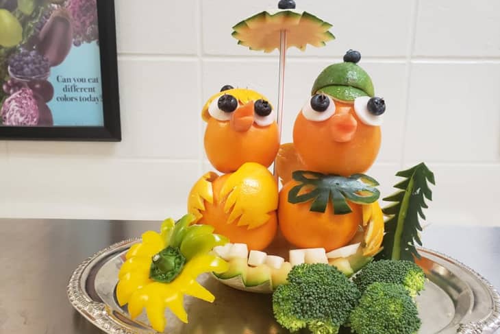 Lunch Lady Turns Aldi Fruits and Vegetables Into Whimsical Creations for  Kids | Kitchn