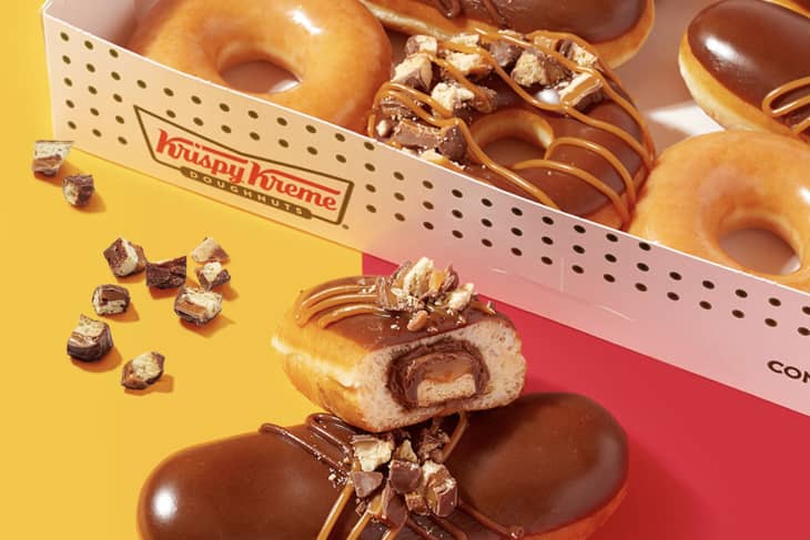 Krispy Kreme Twix Donuts
