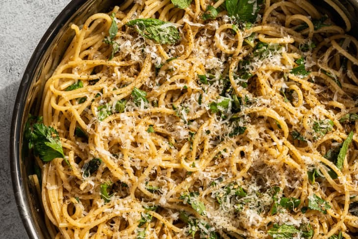 Brown butter za'atar pasta