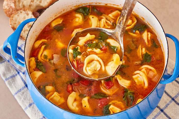 Joanna Gaines Super Yummy One-Pot Tortellini Soup.