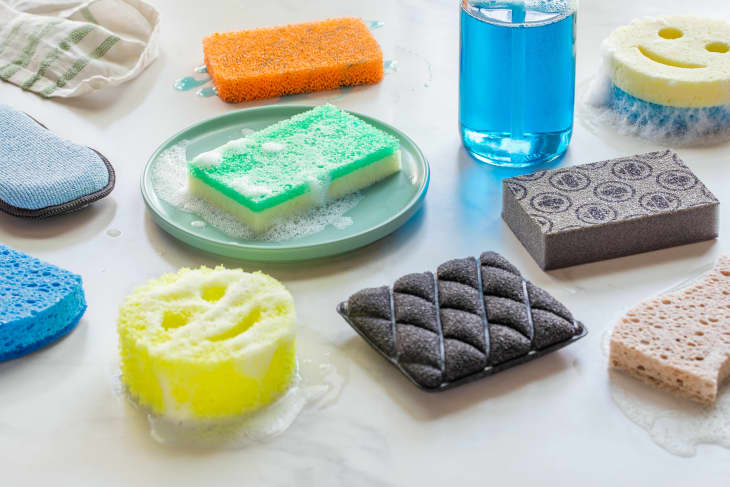 How To Sanitize Clean Disinfect Kitchen Sponge Easy Simple 