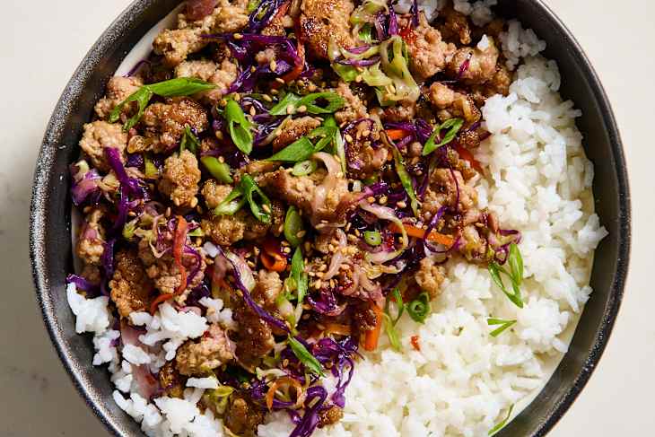 stir fry in bowl