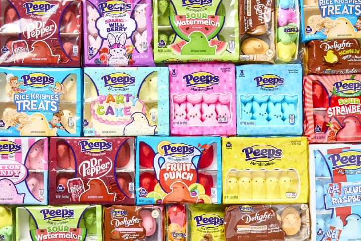 shot of an assortment of peeps flavors