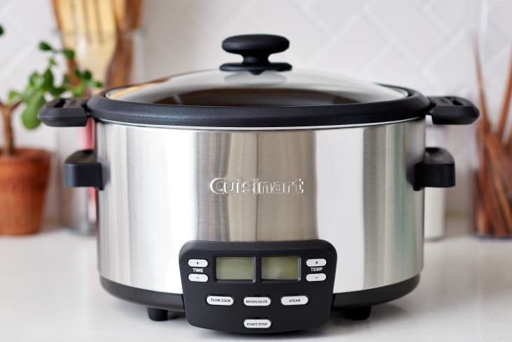 Cuisinart Cook Central 3-in-1 Slow Cooker, Grey, 6 qt