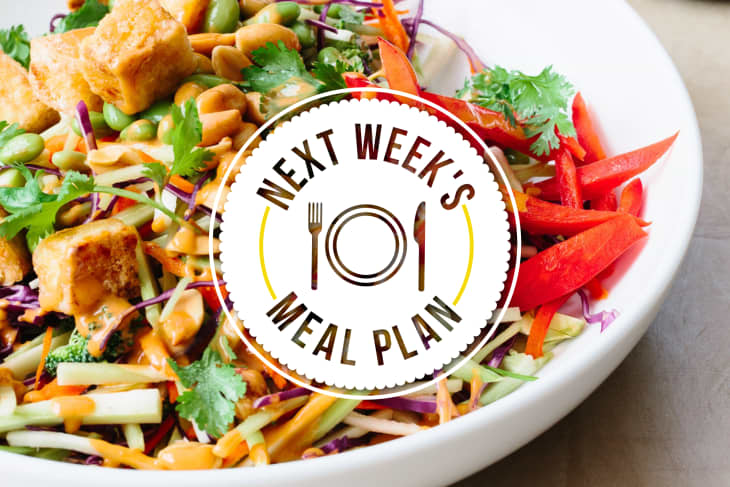 Meal Prep Chopped Thai Salad with Easy Peanut Dressing - Project Meal Plan