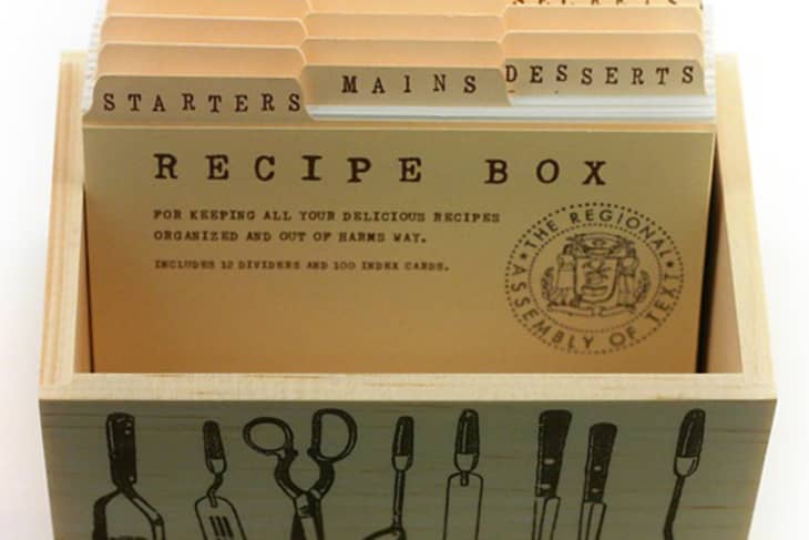 Recipe Box from The Regional Assembly of Text | Kitchn