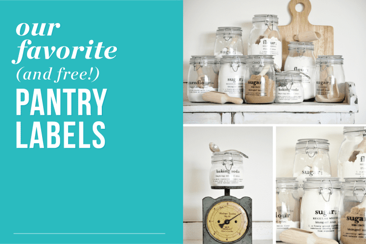 The 5 Cutest Pantry Labels You Can Download for Free | Kitchn
