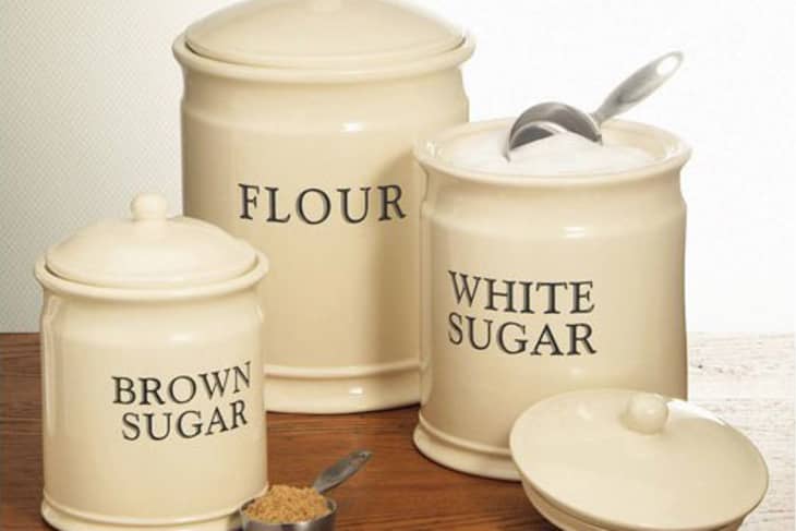 Everyday Coffee, Sugar, Flour Kitchen Canister Set