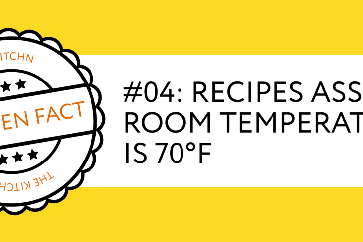 What Recipes Mean When They Say Room Temperature