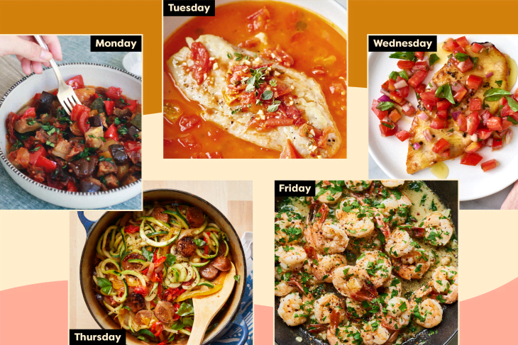 A Summery Low-Carb Meal Plan Packed with Vegetables | The Kitchn