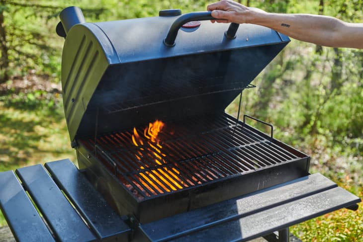 A grill top