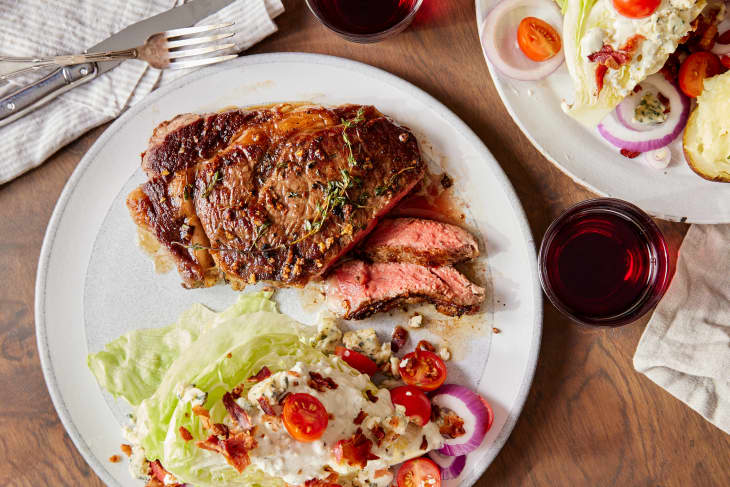 Steak dinner deals plates