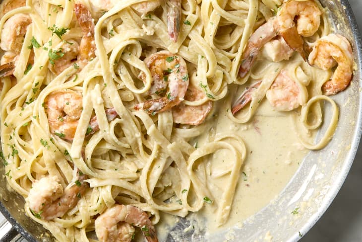 Creamy Shrimp Pasta Recipe (Cooks in 20 Minutes!) | The Kitchn