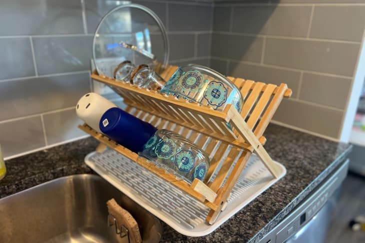 This Compact 20 Dish Rack Actually Looks Good on My Counter The